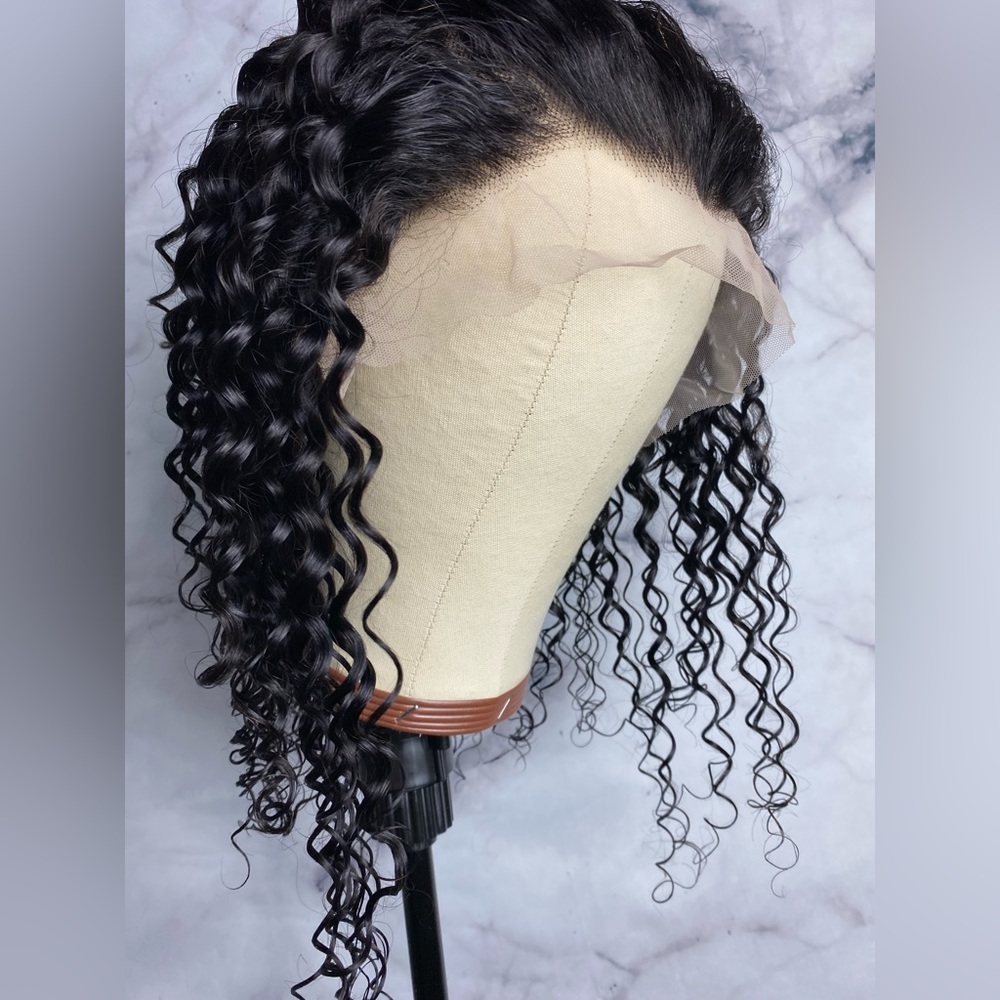 Short Bob Curly Human Hair Wig